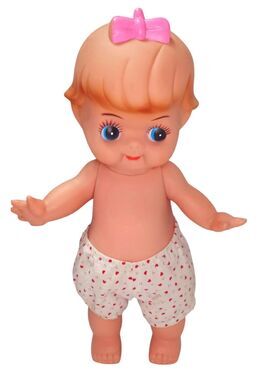 Vintage Winged Kewpie Girl Doll Heart Bottoms Large 18.5" Japan Collectible READ